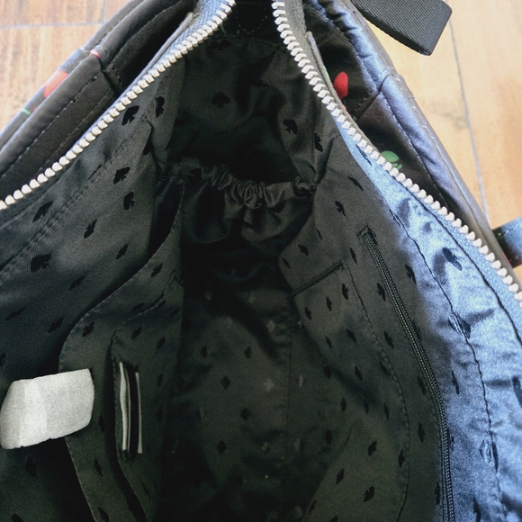 Kate Spade Women's The Little Belt Black Red Cherry Satchel Shoulder Handbag - Picture 14 of 14